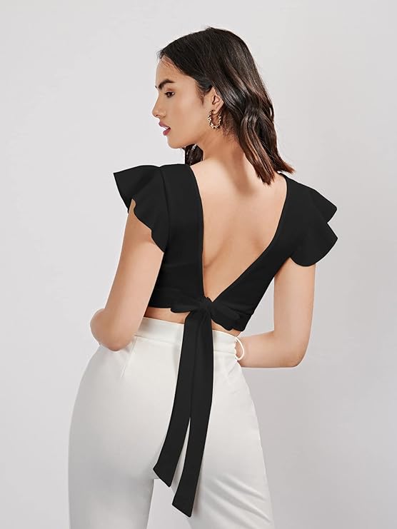 Women Regular Fit Square-Neck Top