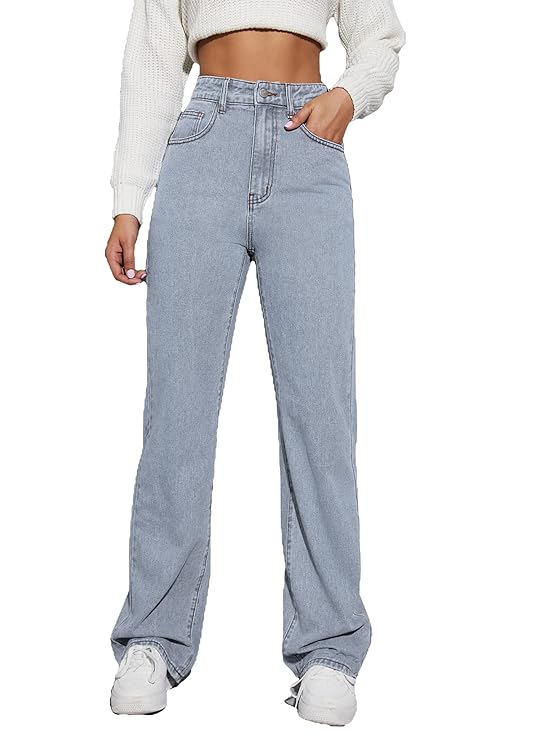 Women Regular High Rise Grey Jeans