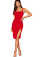 Women Solid Bodycon Dress