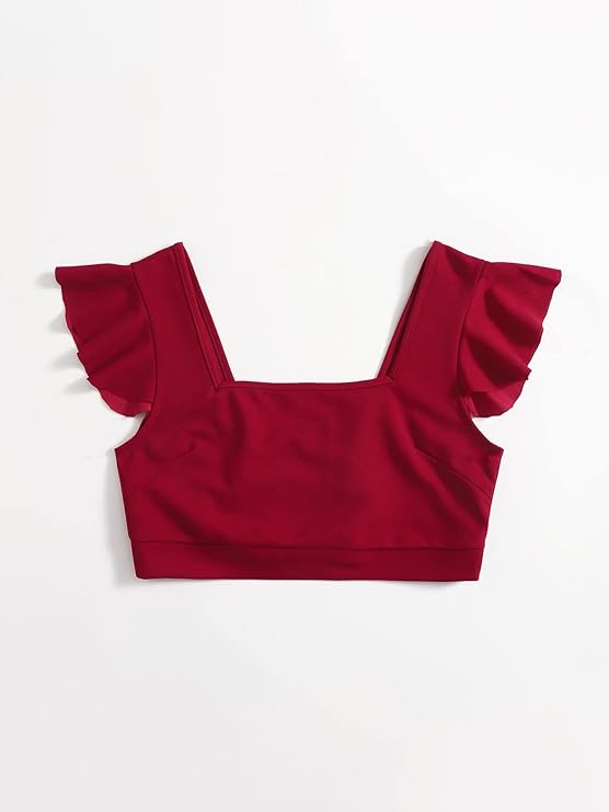 Women Regular Fit Square-Neck Top