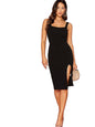 Women Solid Bodycon Dress