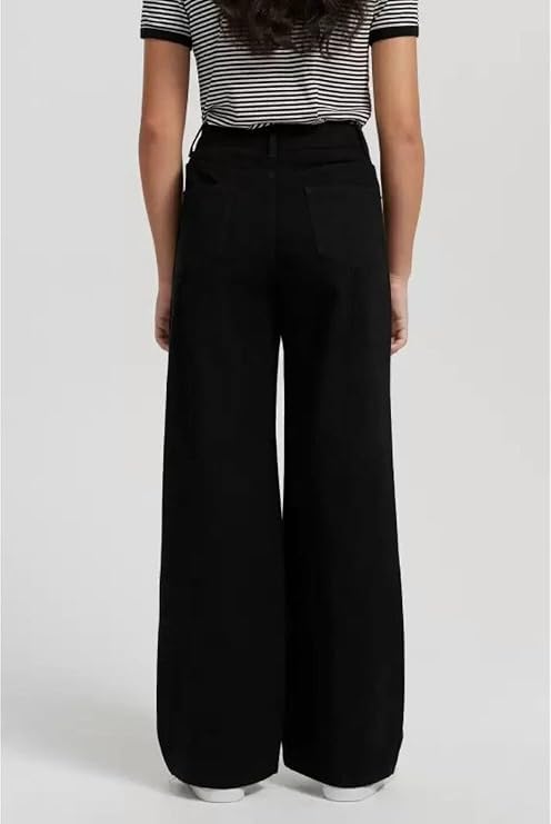 Women Flared High Rise Black Jeans
