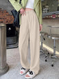 Women Relaxed Polyester Trousers