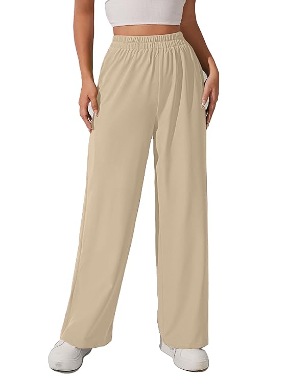 Women Loose Fit High-Rise Trousers