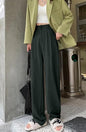 Women Relaxed Polyester Trousers