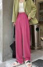 Women Relaxed Polyester Trousers