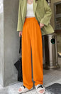 Women Relaxed Polyester Trousers