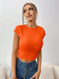 Women Ribbed Regular Fit Crop Top