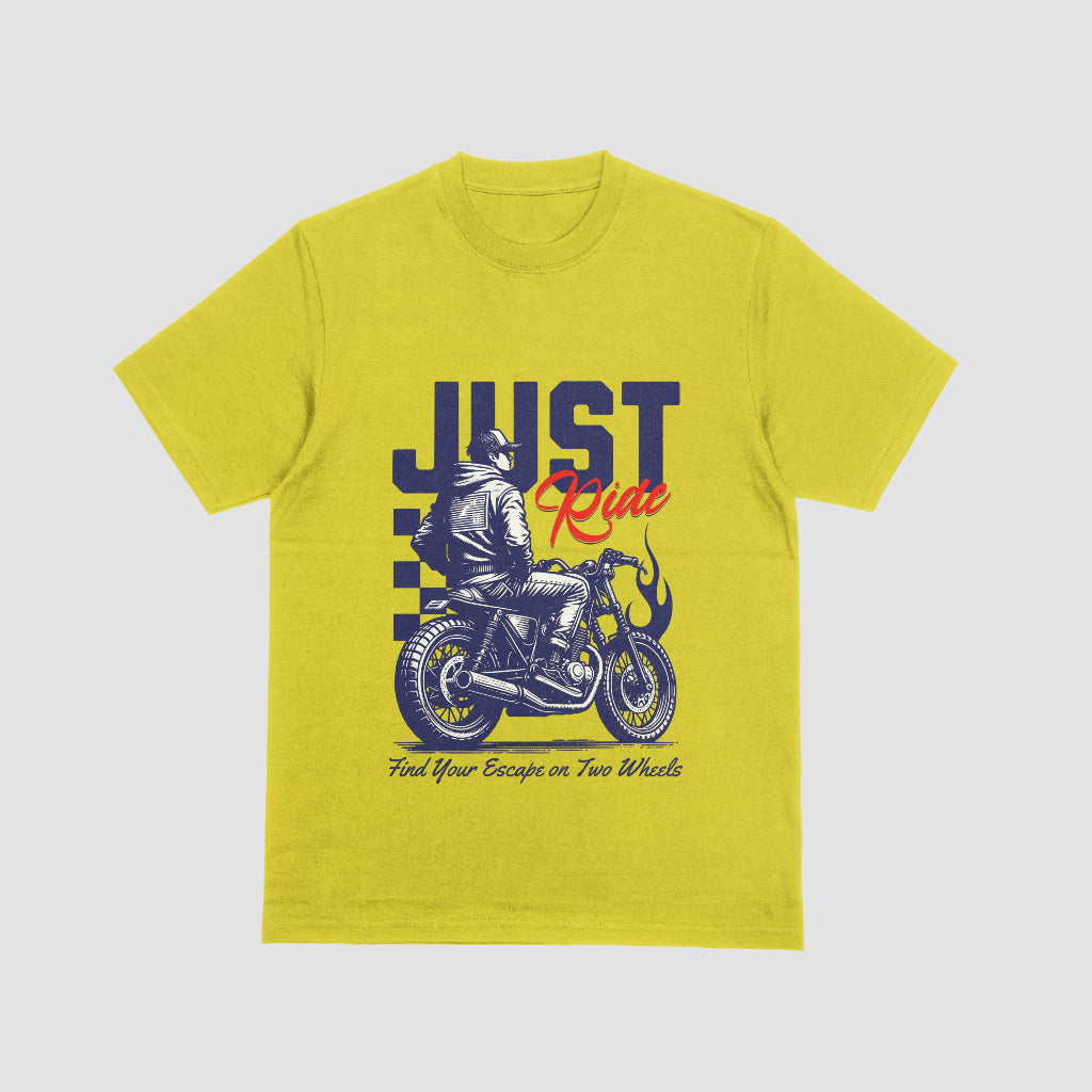 Just Ride Tshirt 180 GSM [BULK]