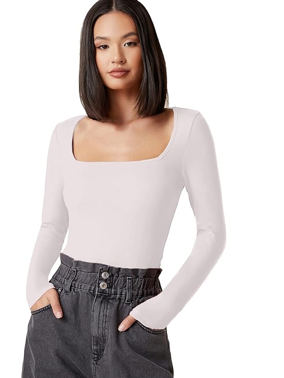 Square Neck Full Sleeves Top for women